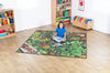 Natural World™ Woodland Double Sided 2x2m Carpet-Dropship,Kit For Kids,Mats & Rugs,Nature,Nature Sensory Room,Neutral Colour,Placement Carpets,Rugs,Square,Wellbeing Furniture,World & Nature-Learning SPACE