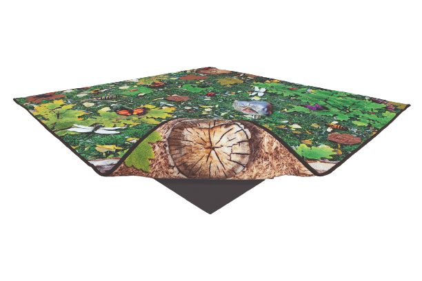 Natural World™ Woodland Double Sided 2x2m Carpet-Dropship,Kit For Kids,Mats & Rugs,Nature,Nature Sensory Room,Neutral Colour,Placement Carpets,Rugs,Square,Wellbeing Furniture,World & Nature-Learning SPACE