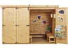 NatureNook Explorer's Hub - Closed Curriculum Forest Cabin-Cosy Direct,Cosy Outdoor,Forest School & Outdoor Garden Equipment,Nooks dens & Reading Areas,Outdoor Classroom,Outdoor Dens,Reading Area,Sensory Dens,Wellbeing Furniture-Learning SPACE
