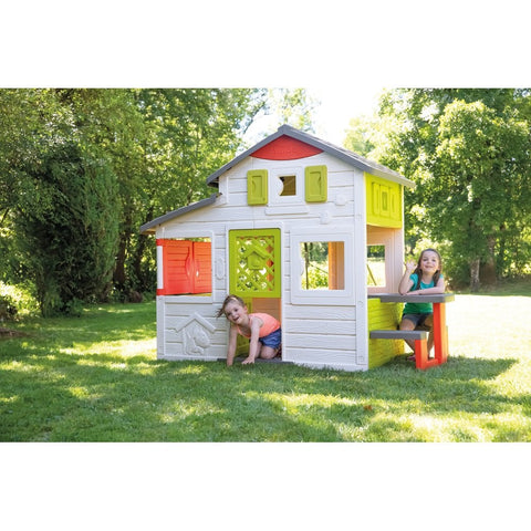 Neo Friends Play House-Imaginative Play,Outdoor Playhouse,Play Houses,Playground Equipment,Playhouses,Pretend play,Role Play,Smoby-Learning SPACE