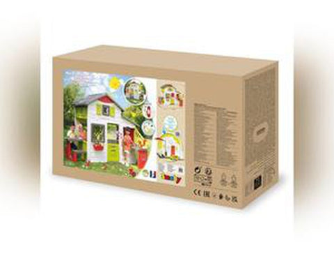 Neo Friends Play House & Kitchen-Doll Houses & Playsets-Imaginative Play,Kitchens & Shops & School,Outdoor Playhouse,Play Houses,Playground Equipment,Playhouses,Pretend play,Role Play,Smoby-Learning SPACE