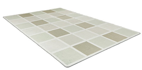 Neutral Squares Rug-Calming & Anxiety,Calming and Relaxation,Helps With,Mats & Rugs,Neutral Colour,Plain Carpet,Rectangular,Rugs,Sensory Flooring,Wellbeing Furniture-Learning SPACE