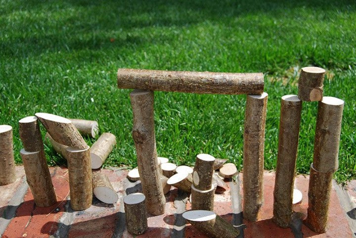 Noggins - Mixed Length Wooden Pieces (40Pk)-DIY Woodwork-Building Blocks,Cosy Direct,Imaginative Play,Pretend play,Small World,Wooden Toys-Learning SPACE