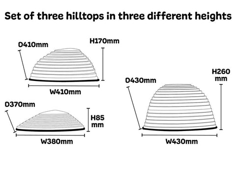 Nordic Hill Top Stepping Stones for Gross Motor Skills-Additional Need,Balancing Equipment,Garden Game,Gonge,Gross Motor and Balance Skills,Helps With,Stepping Stones-Learning SPACE