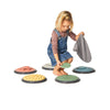 Nordic Tactile Discs 5 Large/5 Small Stepping Stones-AllSensory,Dropship,Early Years Sensory Play,Gonge,Gross Motor and Balance Skills,Stepping Stones,Tactile Toys & Books-Learning SPACE