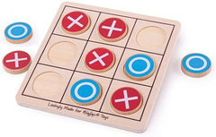 Wooden Noughts and Crosses Game – Classic Tic Tac Toe Set-Board Games-Bigjigs Toys,Early Years Travel Toys,Primary Games & Toys,Primary Travel Games & Toys,Stock,Table Top & Family Games,Teen Games-Learning SPACE