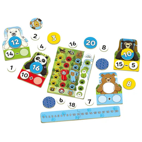 Number Bears Game - Maths Board game-Dyscalculia,Early years Games & Toys,Games & Toys,Maths Toys,Orchard Toys,Table Top & Family Games-Learning SPACE