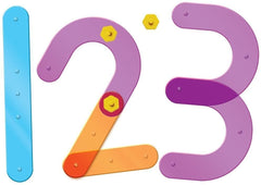 Number Construction Maths Activity Set-Counting Numbers & Colour,Dyscalculia,Early Years Maths,Handwriting,Learning Resources,Literacy Toys,Maths,Maths Toys,Neuro Diversity,Primary Literacy,Primary Maths,Stock,Strength & Co-Ordination-Learning SPACE