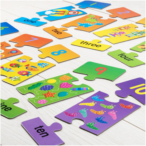 Number Puzzles - Develop early counting skills-Counting Numbers & Colour,Dyscalculia,Early Years Maths,Galt,Gifts For 2-3 Years Old,Maths,Maths Toys,Neuro Diversity,Primary Maths,Stock-Learning SPACE