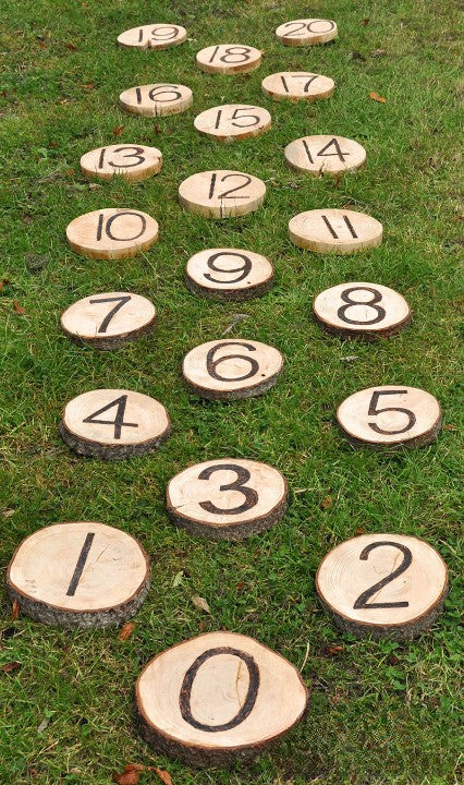 Number Stepping Stones (21Pk)-Cosy Direct,Cosy Outdoor,Stepping Stones-Learning SPACE