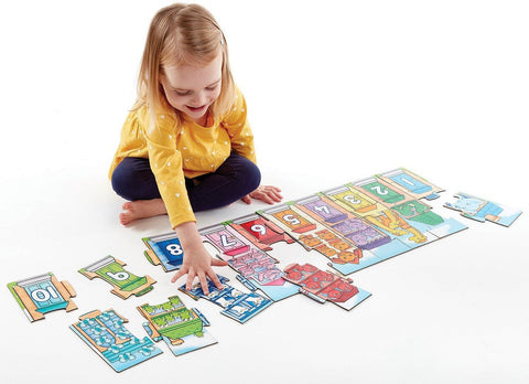 Number Street - Jigsaw Puzzle and Poster-13-99 Piece Jigsaw,Calmer Classrooms,Classroom Displays,Counting Numbers & Colour,Dyscalculia,Early Years Maths,Games & Toys,Helps With,Maths,Maths Toys,Neuro Diversity,Orchard Toys,Primary Maths,Stock,Strength & Co-Ordination-Learning SPACE