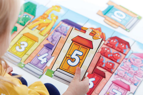 Number Street - Jigsaw Puzzle and Poster-13-99 Piece Jigsaw,Calmer Classrooms,Classroom Displays,Counting Numbers & Colour,Dyscalculia,Early Years Maths,Games & Toys,Helps With,Maths,Maths Toys,Neuro Diversity,Orchard Toys,Primary Maths,Stock,Strength & Co-Ordination-Learning SPACE