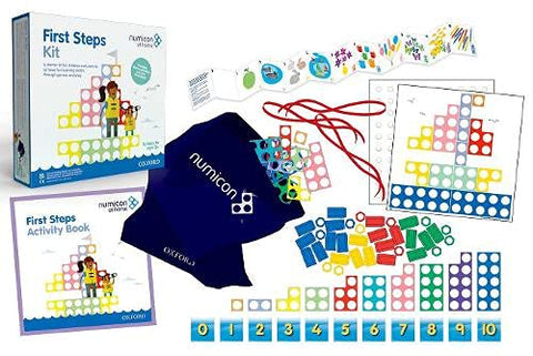 Numicon at Home First Steps to Learning Maths Kit-Addition & Subtraction,Counting Numbers & Colour,Dyscalculia,Dyspraxia,Early Years Maths,Fine Motor Skills,Learning Activity Kits,Maths,Maths Toys,Multiplication & Division,Neuro Diversity,Primary Maths,Threading-Learning SPACE