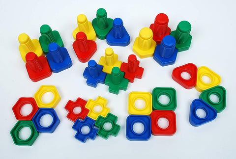 Nuts and Bolts for Fine Motor Skills and Co-Ordination-Dyspraxia,EDX,Farms & Construction,Fidget,Imaginative Play,Learning Difficulties,Maths,Neuro Diversity,Primary Maths,Shape & Space & Measure,Stock,Strength & Co-Ordination-Learning SPACE