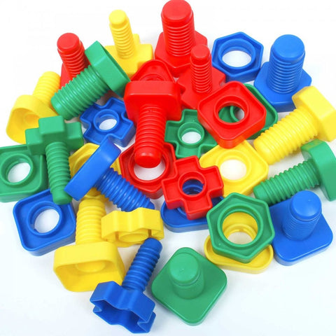 Nuts and Bolts for Fine Motor Skills and Co-Ordination-Dyspraxia,EDX,Farms & Construction,Fidget,Imaginative Play,Learning Difficulties,Maths,Neuro Diversity,Primary Maths,Shape & Space & Measure,Stock,Strength & Co-Ordination-Learning SPACE