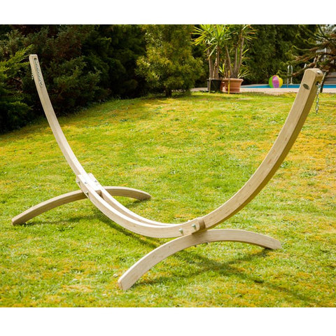 Olymp Hammock Stand (L)-Hammock Stand-300-360,Amazonas,Dropship,hammock stand,Indoor,Weatherproof,Wood,Wooden Stand-Learning SPACE
