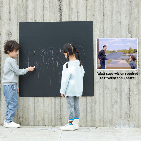 Outdoor - Alphabet Chalkboard-Art Materials,Arts & Crafts,Calmer Classrooms,Chalk,Classroom Displays,Early Arts & Crafts,Early Years Literacy,Helps With,Learn Alphabet & Phonics,Playground Equipment,Playground Wall Art & Signs,Primary Arts & Crafts,Primary Literacy-Learning SPACE