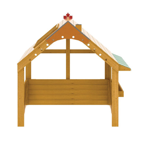 Outdoor Playhouse-Forest School & Outdoor Garden Equipment, Nooks, Play Houses, Playground Equipment, Playhouses, Reading Area, Wellbeing Furniture-HW1-S020-Learning SPACE