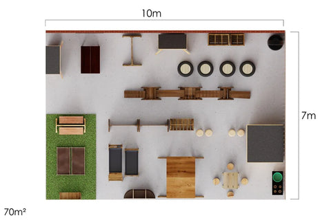 Outdoor Preschool Area Bundle - Small (70m2)-Cosy Direct,Cosy Kits,Cosy Outdoor-Learning SPACE