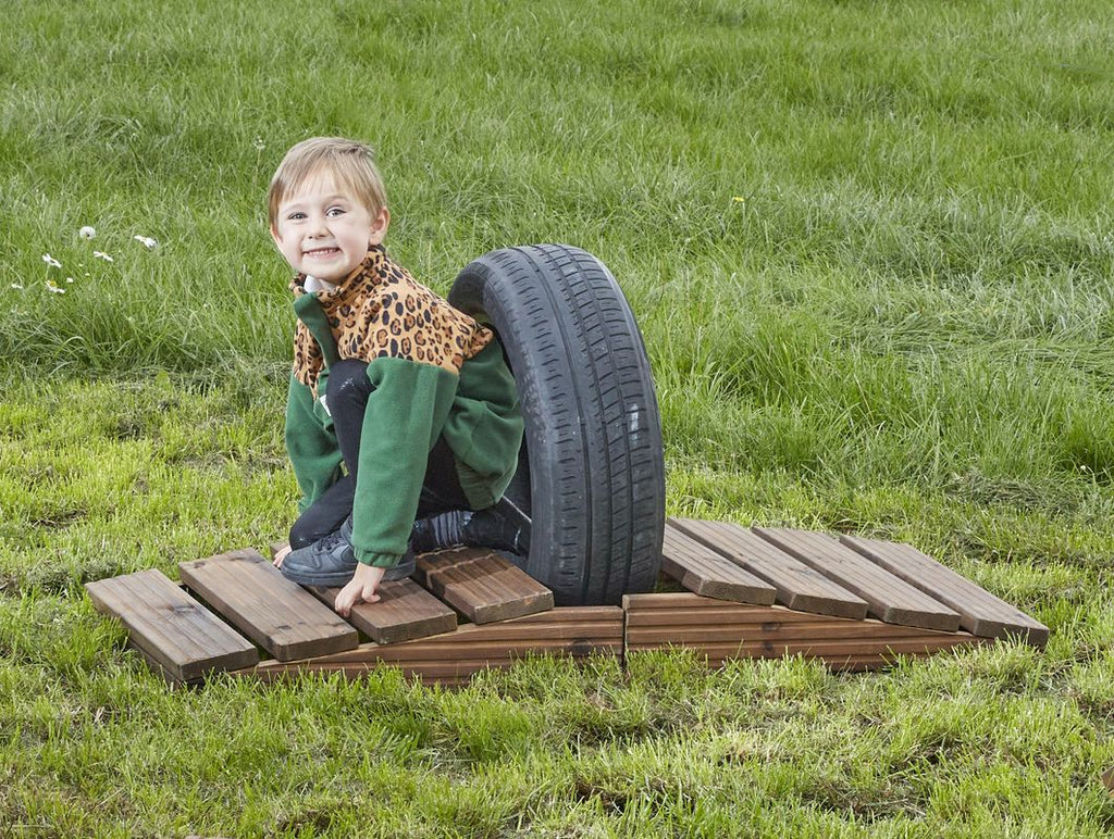 Outdoor Tyre Bridge Crawl-Through-Cosy Direct,Cosy Outdoor,Outdoor Play,Physical Development,Playground,Playground Equipment-Learning SPACE