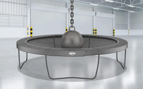 Oval BERG Grand Elite Trampoline With Safety Net 17ft x 11ft - Public Use Approved-Berg Toys,Commercial Trampolines,Teen & Adult Trampolines,Trampoline,Trampolines-Learning SPACE