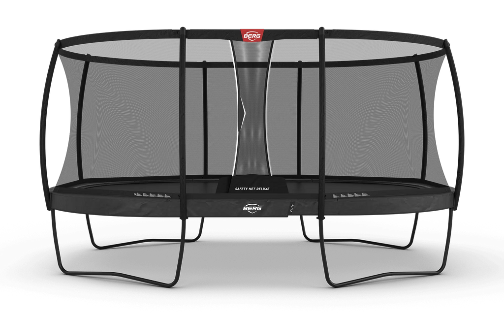 Oval BERG Grand Elite Trampoline With Safety Net 17ft x 11ft - Public Use Approved-Berg Toys,Commercial Trampolines,Teen & Adult Trampolines,Trampoline,Trampolines-Safety Net Deluxe-30.45.75.33-Learning SPACE