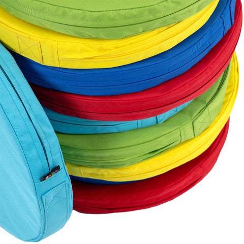 Pack of 10 Carry Cushions-Bean Bags & Cushions,Chill Out Area,Cushions,Dropship,Eden Learning Spaces,excell2,Mats,Multi-Colour,Nurture Room,Sit Mats,Stock,Wellbeing Furniture-Learning SPACE