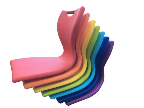 Pack of 4 enClassic Floor Chairs - Spaceforme-Classroom Chairs,Furniture,Outdoor Furniture,Seating,Sensory Room Furniture,Spaceforme,Wellbeing Furniture-Learning SPACE