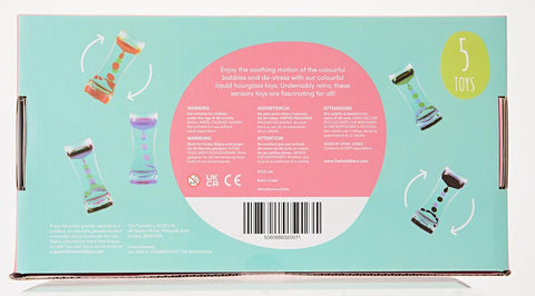 Pack of 5 Liquid Motion Toy Timers - Lava-Cause & Effect Toys,Classroom Packs,Fidget,Maths,Sand Timers & Timers,SCOTEXCEL,Visual Sensory Toys-Learning SPACE