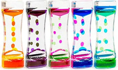 Pack of 5 Liquid Motion Toy Timers - Lava-Cause & Effect Toys,Classroom Packs,Fidget,Maths,Sand Timers & Timers-Learning SPACE