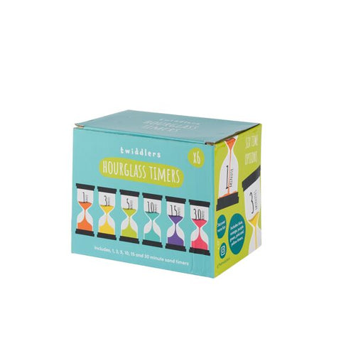Pack of 6 Liquid Motion Toy Sand Timers - Hourglass-Cause & Effect Toys,Classroom Packs,Fidget,Maths,Sand Timers & Timers,Visual Sensory Toys-Learning SPACE