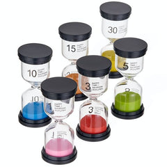 Pack of 6 Liquid Motion Toy Sand Timers - Hourglass-Cause & Effect Toys,Classroom Packs,Fidget,Maths,Sand Timers & Timers-Learning SPACE