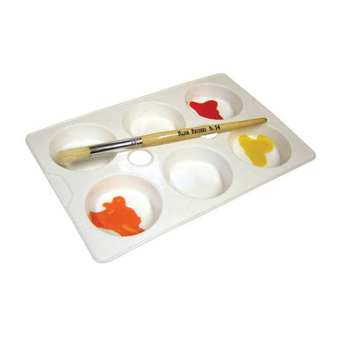 Paint Palette 6-well Economy-Amazing Arts and Crafts,Art Materials,Arts & Crafts,Baby Arts & Crafts,Early Arts & Crafts,Paint,Painting Accessories,Primary Arts & Crafts-Learning SPACE