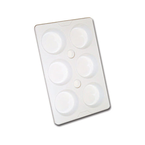 Paint Palette 6-well Economy-Amazing Arts and Crafts,Art Materials,Arts & Crafts,Baby Arts & Crafts,Early Arts & Crafts,Paint,Painting Accessories,Primary Arts & Crafts-Learning SPACE