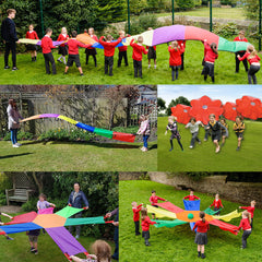 Parachute Activites Kit-Active Games, Classroom Packs, EDUK8, Physical Development, Playground, Playground Equipment-Learning SPACE