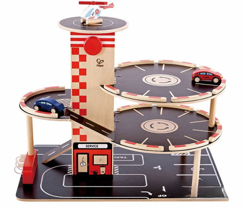 Park And Go Garage-Cars & Transport,Cosy Direct,Imaginative Play,Pretend play,Small World,Wooden Toys-Learning SPACE
