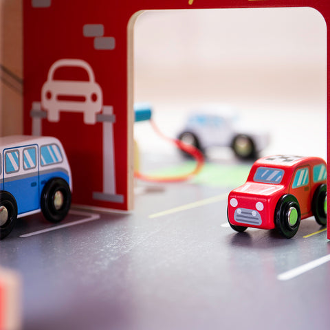 Park & Play Garage-Bigjigs Toys,Dropship-Learning SPACE