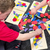 Pattern Matching Shapes-Classroom Resources,Early Years Maths,Educational Classroom Materials,Educational Play,EDUK8,Fine Motor Skills-Learning SPACE