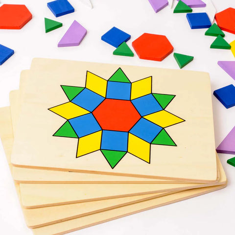 Pattern Matching Shapes-Classroom Resources,Early Years Maths,Educational Classroom Materials,Educational Play,EDUK8,Fine Motor Skills-Learning SPACE