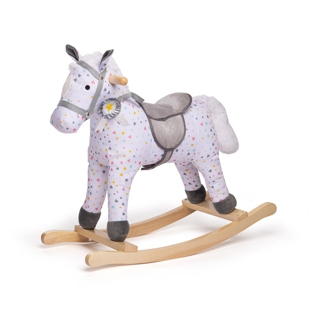 Patterned Rocking Horse-Baby & Toddler Gifts,Baby Toys,Baby Wooden Toys,Bigjigs Toys,Dropship,Games & Toys,Rocking-Learning SPACE