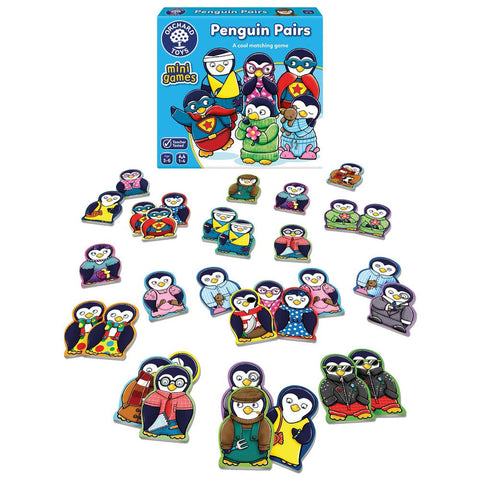 Penguin Pairs Mini Game-Early years Games & Toys,Early Years Maths,Games & Toys,Gifts For 2-3 Years Old,Gifts For 3-5 Years Old,Maths,Memory Pattern & Sequencing,Orchard Toys,Primary Games & Toys,Primary Maths,Primary Travel Games & Toys-Learning SPACE