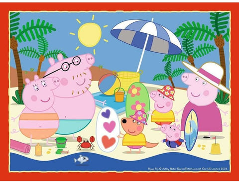 Peppa Pig 4 in Box Jigsaw Puzzles-13-99 Piece Jigsaw,Games & Toys,Gifts For 2-3 Years Old,Gifts For 3-5 Years Old,Peppa Pig,Ravensburger Jigsaws-Learning SPACE