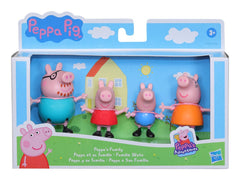 Peppa Pig Peppa's Family 4-Pack-Early years Games & Toys, Games & Toys, Gifts For 3-5 Years Old, Hasbro, Peppa Pig-Learning SPACE