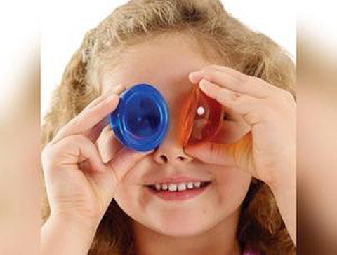 Perception Semisphere Pk 8 - Coloured Magnifier Set-Shape Sorters-AllSensory,Calming & Anxiety,Early Years Sensory Play,Helps With,Light Box Accessories,Nursery,SCOTEXCEL,Sensory Seeking,Stock,TickiT,Visual Sensory Toys-Learning SPACE