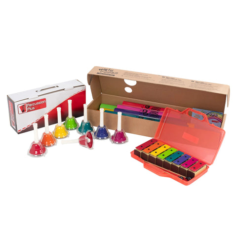 Percussion Plus Colour & Play Percussion Kit-Classroom Packs,Music,Music Class Pack,Percussion Plus-Learning SPACE