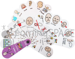 Personal Communication 3 Fan Pack*-Calmer Classrooms,Calming & Anxiety,communication,Deaf & Hard of Hearing,Fans & Visual Prompts,Helps With,Neuro Diversity,Play Doctors,Primary Literacy,PSHE,Social Stories & Games & Social Skills,Stock-Learning SPACE