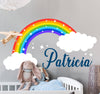 Personalised Sparkly Rainbow Wall sticker-Dropship,Personalised,Rainbow Theme Sensory Room,Sticker,Wall & Ceiling Stickers,Wall Decor-Learning SPACE