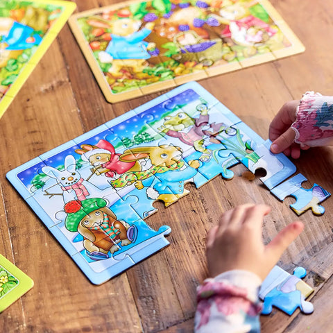 Peter Rabbit™ 4-in-a-Box Puzzles-13-99 Piece Jigsaw,Featured,Games & Toys,Orchard Toys-Learning SPACE