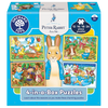 Peter Rabbit™ 4-in-a-Box Puzzles-13-99 Piece Jigsaw, Orchard Toys-Learning SPACE