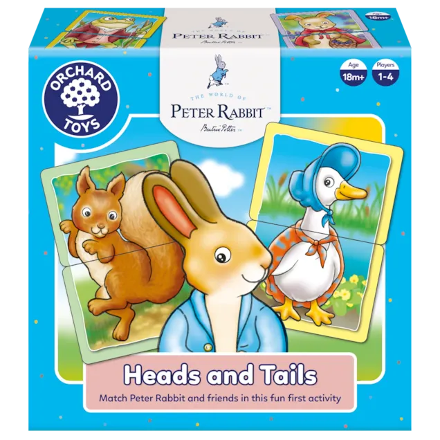 Peter Rabbit™ Heads and Tails Matching Game-Memory Pattern & Sequencing, Orchard Toys-Learning SPACE